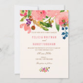 PixDezines Roze Grapefruit Ranunculus/DIY bckgrand Kaart (Achterkant)