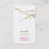 PixDezines roze kerry tree trimmers ♥ ♥ Visitekaartje (Achterkant)