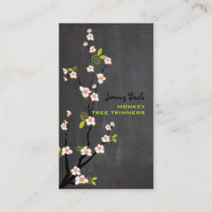 PixDezines roze kersblossom ♥ ♥ Visitekaartje