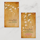 PixDezines roze kersenbloesems♥♥ Visitekaartje (Voorkant / Achterkant)