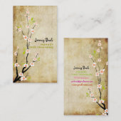 PixDezines  roze kersenbloesems♥♥ Visitekaartje (Voorkant / Achterkant)