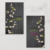 PixDezines  roze kersenbloesems♥♥ Visitekaartje (Voorkant / Achterkant)