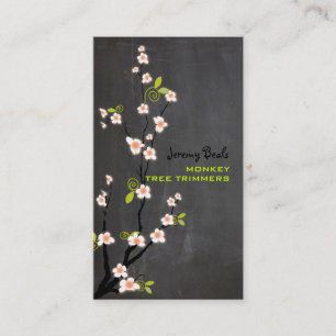 PixDezines  roze kersenbloesems♥♥ Visitekaartje