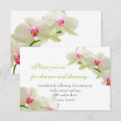 PixDezines roze maui-orchideeën/ontvangstkaarten Kaart (Voorkant / Achterkant)