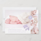 PixDezines roze nijlpaard/diy accent kleur Aankondiging (Voorkant)