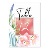 PixDezines Roze Orchidee tafel NAO. Kaart (Achterkant)