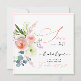 PixDezines Roze Pioen Save The Date