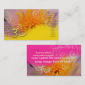 PixDezines roze roze roze roze roze roze roze roze Visitekaartje (Voorkant / Achterkant)