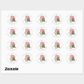PixDezines  Roze Rozen Dank u Stickers (Vel)