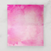 PixDezines Roze Waterverf Bat Mitzvah Plaatskaartje (Binnenkant ongevouwen)