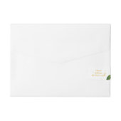 PixDezines  rozen/floraal Omwikkelbaar Adreslabel (Achterkant)