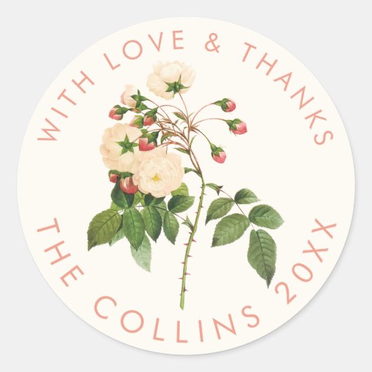 PixDezines  ROZEN. NIVEA, dank je Ronde Sticker (Voorkant)