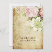 PixDezines rozen/perkament Kaart (Voorkant)