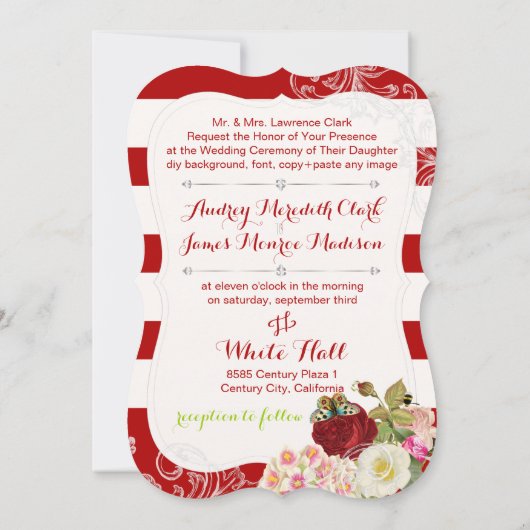 PixDezines rozen/pinda's/primrose Kaart (Achterkant)