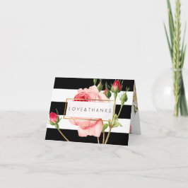 PixDezines  Rozen/Routes/Dank u Bedankkaart