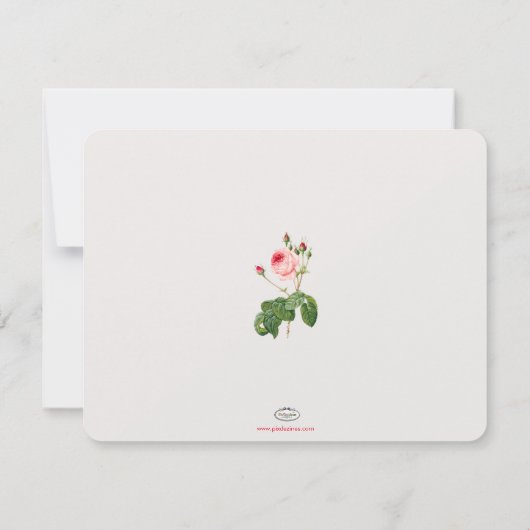 PixDezines  rozen/save our date Save The Date (Achterkant)