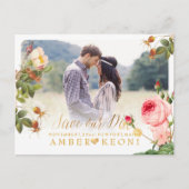 PixDezines  Rozen Sla de datum op Aankondigingskaart (Voorkant)