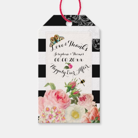 PixDezines  rozen/Victoriaans/DIYbackground Cadeaulabel (Voorkant)