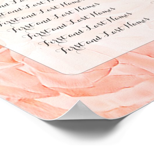 PixDezines Rozen Zitkaart Poster (Hoek)