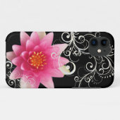 PixDezines rozenwaterlelie/diy achtergrondkleur Case-Mate iPhone Case (Achterkant (horizontaal))
