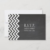 PixDezines rsvp-alkboard+chevron RSVP Kaartje (Voorkant)