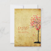 PixDezines rsvp  aple tree/oranje+roze (Voorkant)