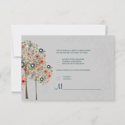 PixDezines rsvp Autumn Blooms/DIY kleur (Achterkant)