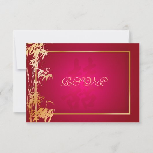 PixDezines rsvp bamboo+dubbel geluk/rood (Voorkant)