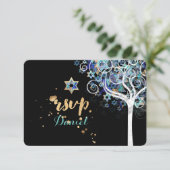 PixDezines Rsvp Bat Mitzvah (Staand voorkant)