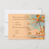 PixDezines rsvp  Beach Scence/Aloha/Luau (Achterkant)