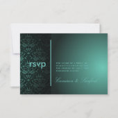 PixDezines RSVP Bijoux Damask/Blauwgroen Groen (Voorkant)