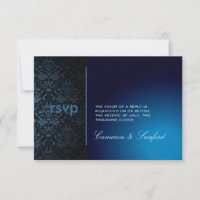 PixDezines RSVP Bijoux Damast/saffier