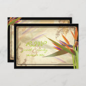 PixDezines RSVP BIRD VAN PARADISE (Voorkant / Achterkant)