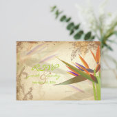 PixDezines RSVP  BIRD VAN PARADISE (Staand voorkant)