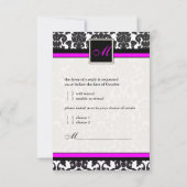 PixDezines rsvp Black Flora Damask/DIY kleuren (Achterkant)