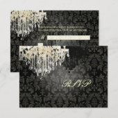 PixDezines RSVP Black + White Chandelier (Voorkant / Achterkant)