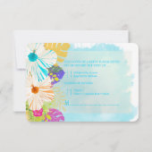 PixDezines rsvp blauw+oranje hibiscus (Achterkant)