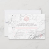 PixDezines RSVP Blush Roze Honingraat Mitzvah ✡ (Achterkant)