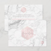 PixDezines RSVP Blush Roze Honingraat Mitzvah ✡ Kaartje (Voorkant / Achterkant)