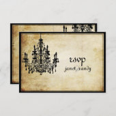 PixDezines rsvp chandelier/DIY-gebeurtenis (Voorkant / Achterkant)