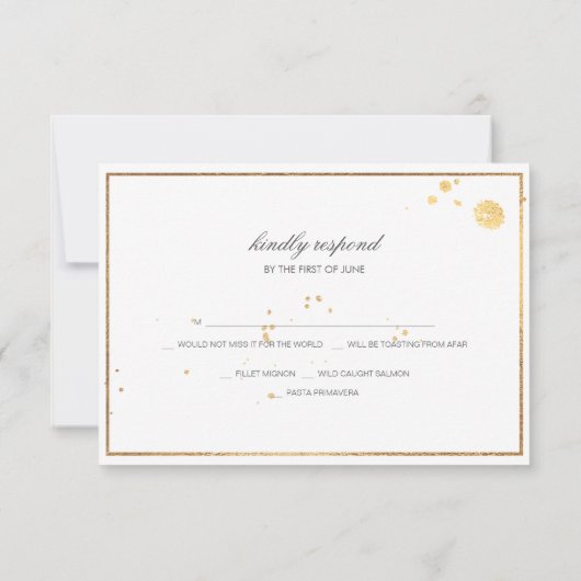 PixDezines RSVP Classic Faux Gold/DIY Color (Achterkant)
