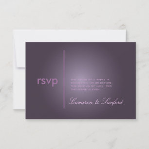 PixDezines RSVP Contemmodern + klasje/plum