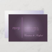 PixDezines RSVP Contemmodern + klasje/plum (Voorkant / Achterkant)