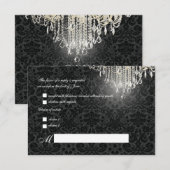 PixDezines rsvp crystal chandelier+Desiree Damask (Voorkant / Achterkant)