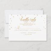 PixDezines RSVP Dazzled/Faux Gold/DIY Achtergrond (Achterkant)