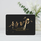 PixDezines RSVP Dazzled/Faux Gold/DIY Achtergrond (Staand voorkant)