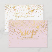 PixDezines RSVP Dazzled/Faux Gold/Roos Quartz (Voorkant / Achterkant)