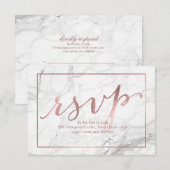 PixDezines RSVP Dazzled/Faux Roos Gold/Marble (Voorkant / Achterkant)