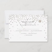 PixDezines RSVP Dazzled/Faux Silver/Navy Blue (Achterkant)