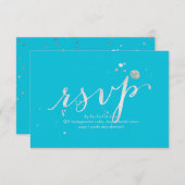 PixDezines RSVP Dazzled/Faux White Gold (Voorkant / Achterkant)